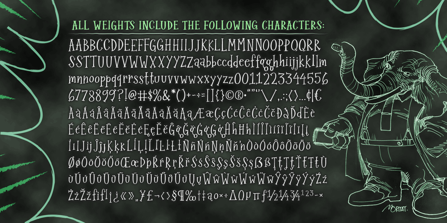 Quigglesmith Heavy Font preview